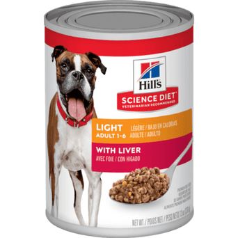 Hill's Science Diet Light with Liver Adult Canned Dog Food