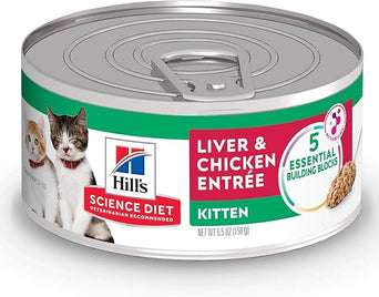 Hill's Science Diet Liver & Chicken Entree Canned Kitten Food