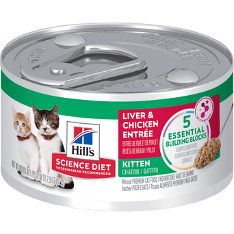 Hill's Science Diet Liver & Chicken Entree Canned Kitten Food