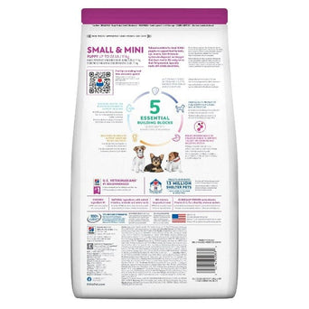 Hill's Science Diet Puppy Small & Mini Chicken & Brown Rice Recipe Dry Dog Food, 4.5lb