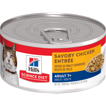 Hill's Science Diet Savory Chicken Entree Adult 7+ Canned Cat Food