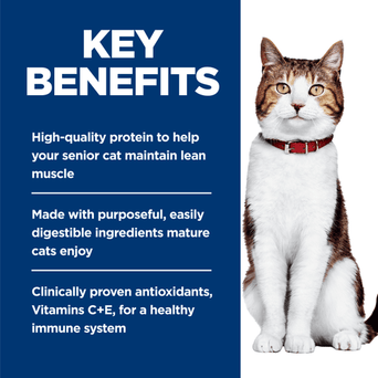 Hill's Science Diet Savory Chicken Entree Adult 7+ Canned Cat Food, 5.5oz