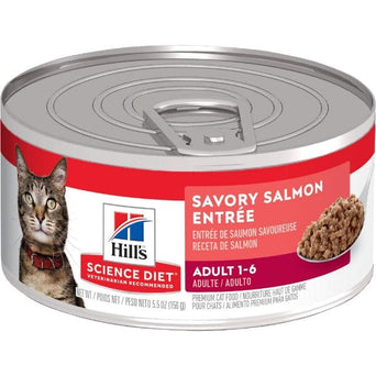 Hill's Science Diet Savory Salmon Entree Adult Canned Cat Food