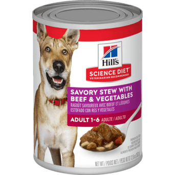 Hill's Science Diet Savory Stew with Beef & Vegetables Adult Canned Dog Food