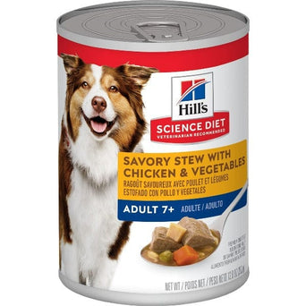 Hill's Science Diet Savory Stew with Chicken & Vegetables Adult 7+ Canned Dog Food