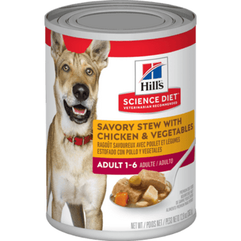 Hill's Science Diet Savory Stew with Chicken & Vegetables Adult Canned Dog Food