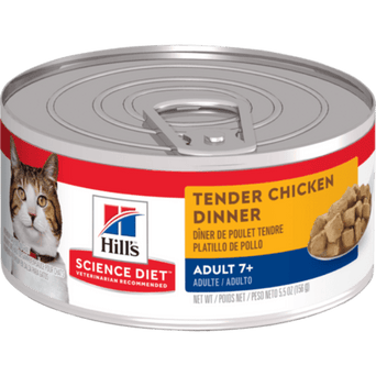 Hill's Science Diet Tender Chicken Dinner Adult 7+ Canned Cat Food
