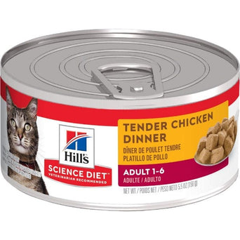 Hill's Science Diet Tender Chicken Dinner Adult Canned Cat Food