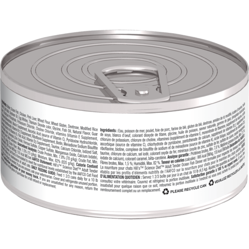 Hill's Science Diet Tender Ocean Fish Dinner Adult Canned Cat Food