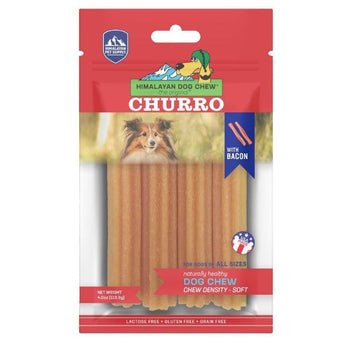 Himalayan Pet Supply Himalayan Churro with Bacon Dog Chew