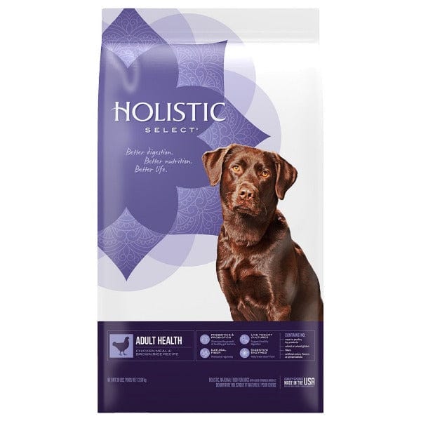 Brown Rice Holistic Health Dog Food Holistic Select Adult Health