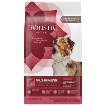 Holistic Select Holistic Select Adult & Puppy Health Salmon Anchovy & Sardine Meal Recipe Dry Dog Food, 4lb