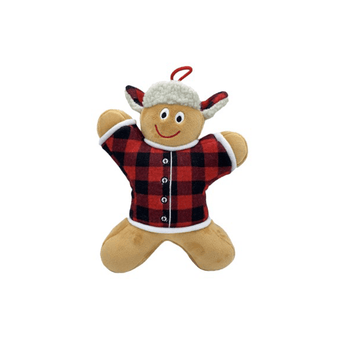 Huxley & Kent Huxley & Kent Yukon Jack Gingerbread Plush Dog Toy
