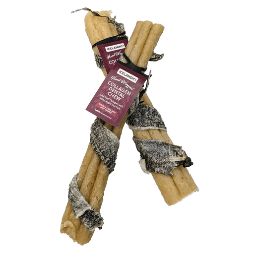 Icelandic+ Beef Collagen Dental Chew Wrapped With Cod Skin