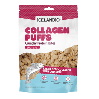 Icelandic+ Icelandic+ Beef Collagen Puffs with Cod Skin Treats for Cats