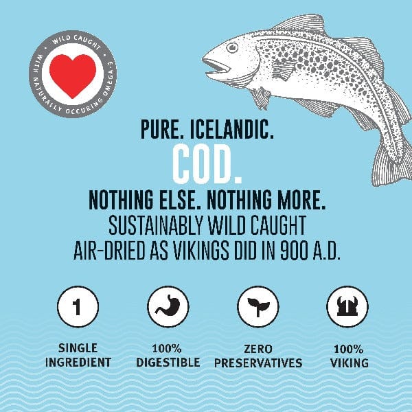 Icelandic+ Icelandic+ Cod Fish Chips Dog Treats