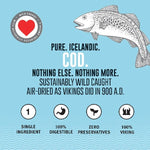 Icelandic+ Icelandic+ Cod Fish Chips Dog Treats