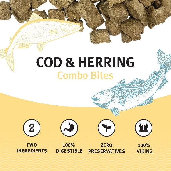 Icelandic+ Icelandic+ Cod & Herring Combo Bites Fish Dog Treats