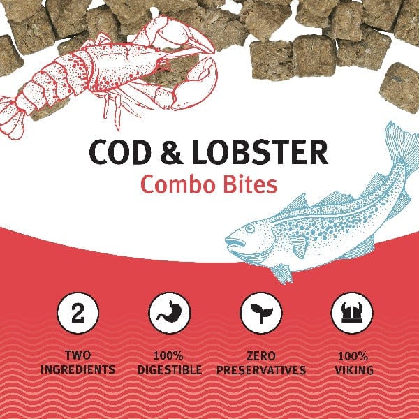 Icelandic+ Icelandic+ Cod & Lobster Combo Bites Fish Dog Treats