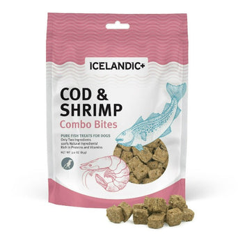 Icelandic+ Icelandic+ Cod & Shrimp Combo Bites Fish Dog Treats