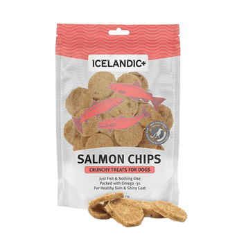 Icelandic+ Icelandic+ Salmon Fish Chips Dog Treats