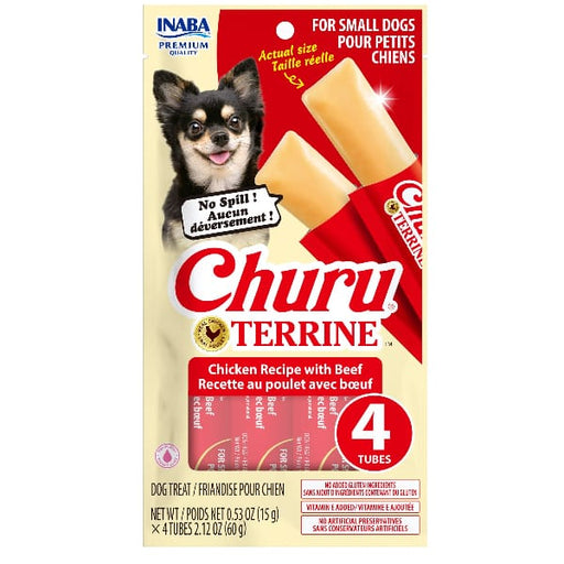 Inaba Churu Terrine Chicken Recipe with Beef Dog Treats
