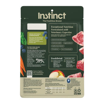 Instinct Instinct FreshDried Raw Meals Grass-Fed Lamb Recipe Dog Food, 14oz