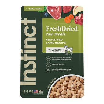 Instinct Instinct FreshDried Raw Meals Grass-Fed Lamb Recipe Dog Food, 14oz