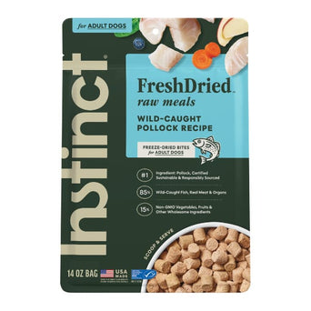 Instinct Instinct FreshDried Raw Meals Wild-Caught Pollock Recipe Dog Food, 14oz