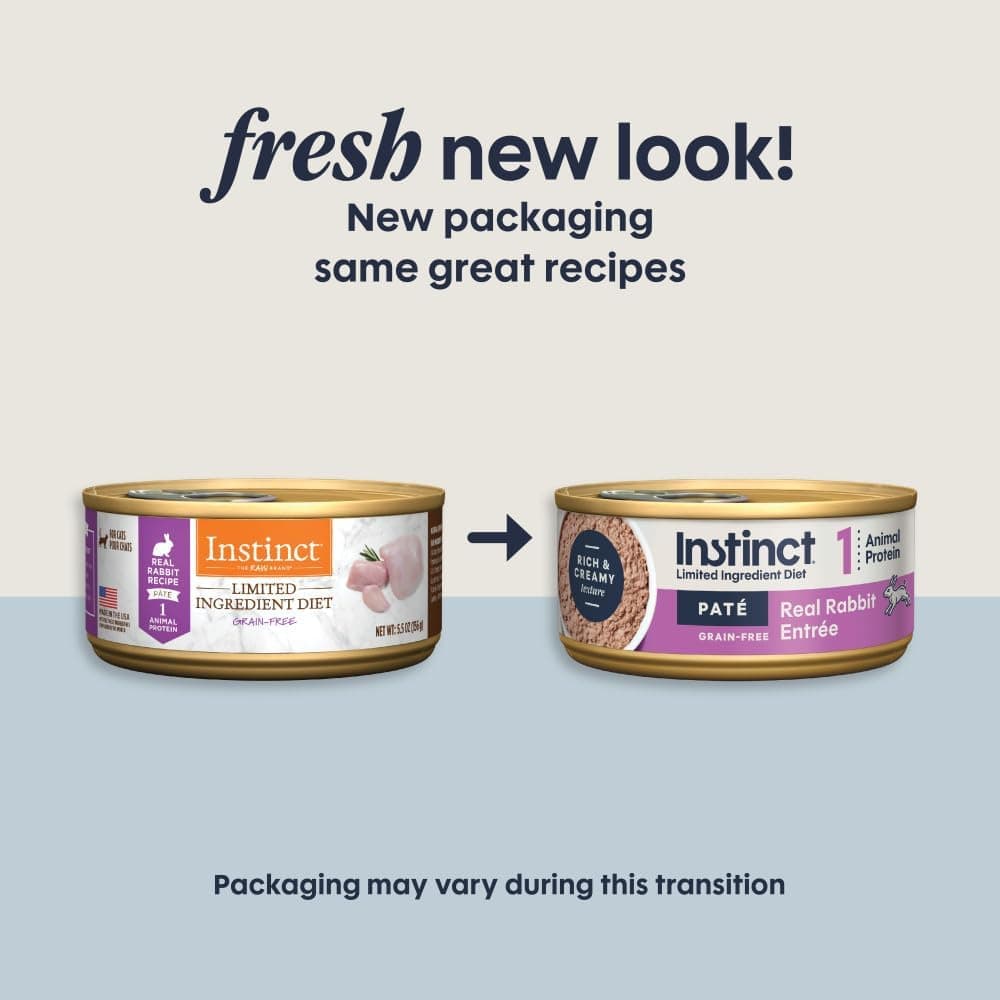 Instinct Instinct L.I.D Real Rabbit Recipe Canned Cat Food, 5.5oz