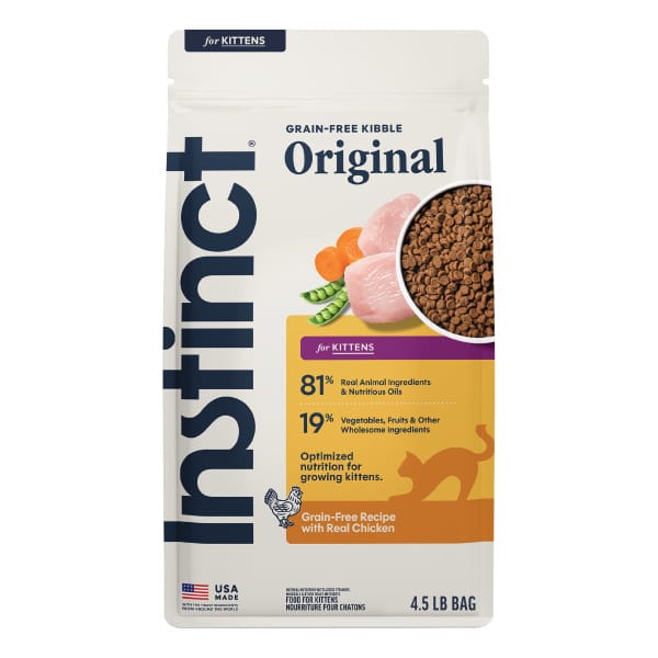 Instinct Instinct Original Real Chicken Recipe Dry Kitten Food, 4.5lb