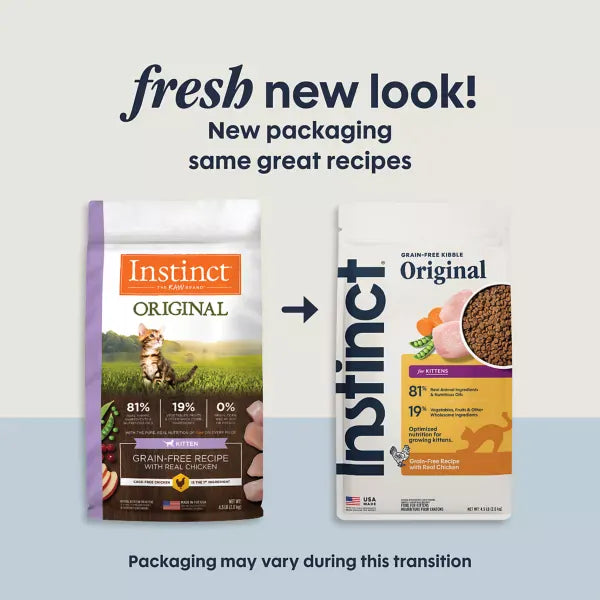 Instinct Instinct Original Real Chicken Recipe Dry Kitten Food, 4.5lb