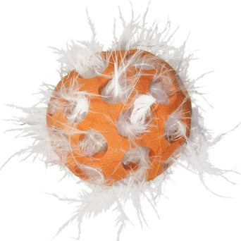 JW Pet JW Cataction Feather Ball Cat Toy