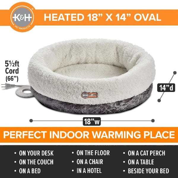 K&H K&H Thermo-Snuggle Cup Heated Cat Bed