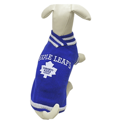 Maple leafs top dog sweater