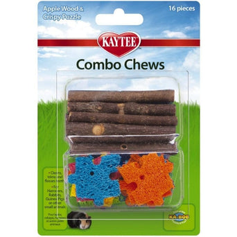 Kaytee Kaytee Combo Chews, Apple Wood and Crispy Puzzle