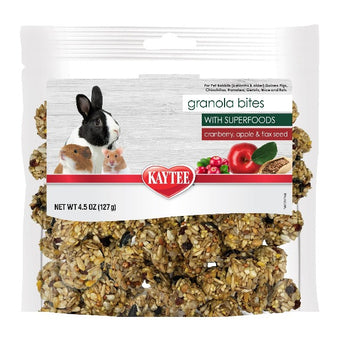 Kaytee Kaytee Granola Bites with Superfoods Cranberry, Apple and Flax