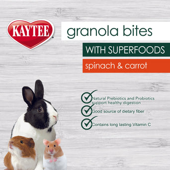 Kaytee Kaytee Granola Bites with Superfoods Spinach and Carrot