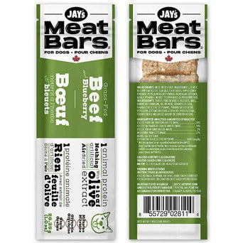 Kettle Craft Pet Products Jay's Meatbars For Dogs; Beef & Blueberry