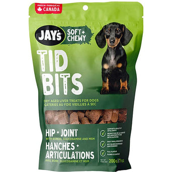 Kettle Craft Pet Products Jay's Soft + Chewy Tid Bits Hip & Joint Liver Dog Treats