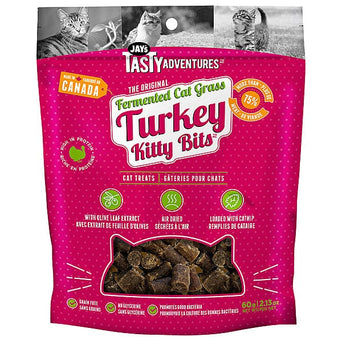 Kettle Craft Pet Products Jay's Turkey Kitty Bits Cat Treats