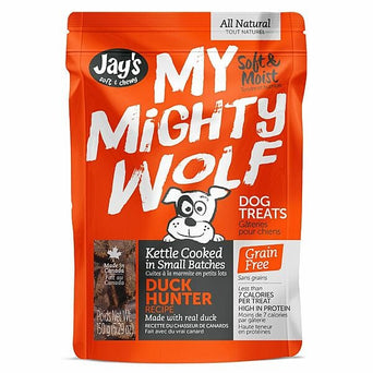 Kettle Craft Pet Products My Mighty Wolf Duck Hunter Recipe Dog Treats