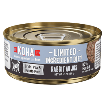 KOHA Pet KOHA LID Rabbit Pate Canned Cat Food