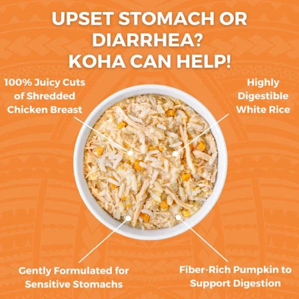 KOHA Limited Ingredient Bland Diet Chicken White Rice Recipe for