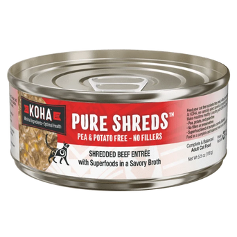 KOHA Pet KOHA Pure Shreds Shredded Beef Entree Canned Cat Food, 5.5oz