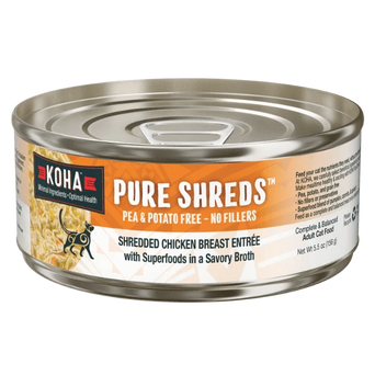 KOHA Pet KOHA Pure Shreds Shredded Chicken Entree Canned Cat Food, 5.5oz
