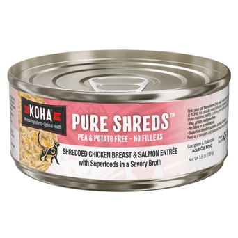 KOHA Pet KOHA Pure Shreds Shredded Chicken & Salmon Entree Canned Cat Food, 5.5oz