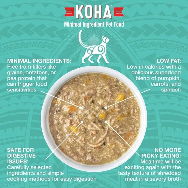KOHA Pet KOHA Pure Shreds Shredded Duck Entree Canned Cat Food, 5.5oz