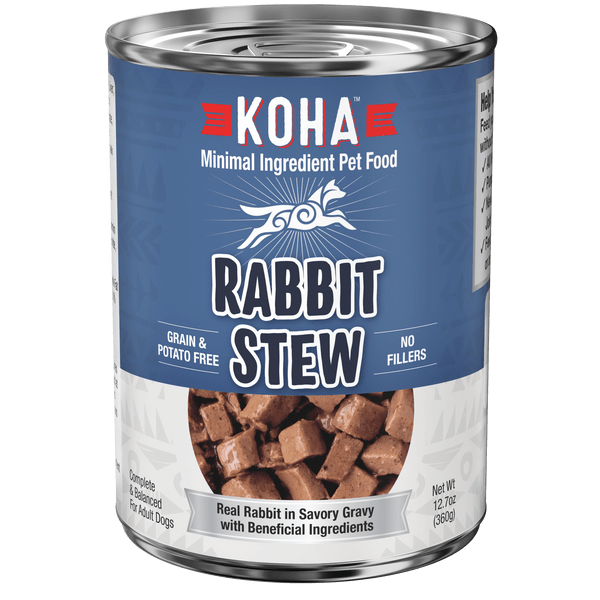 KOHA Wet Dog Food Minimal Ingredient Rabbit Stew