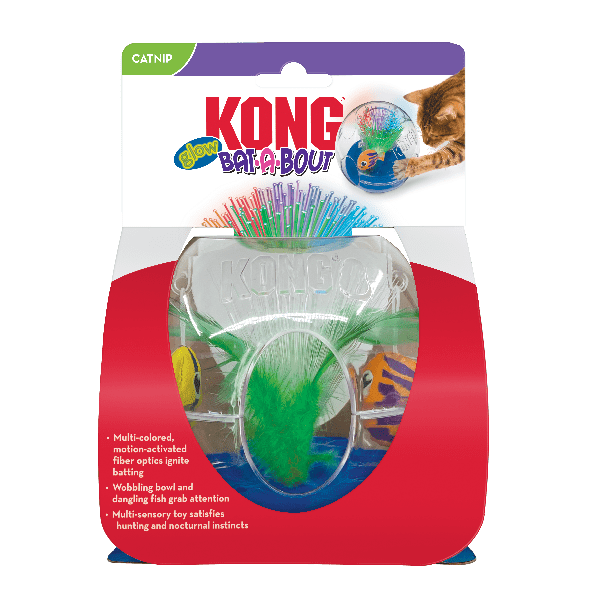 KONG Bat-A-Bout Glow Aquarium Cat Toy – Petland Canada
